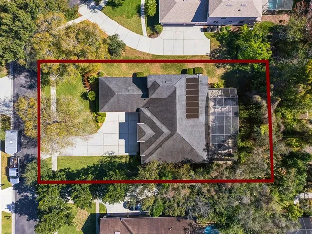 an aerial view of a city with lots of residential buildings