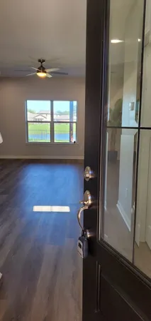 wooden floor in a gallery