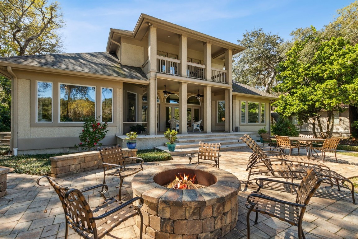 10 Marsh Creek Road Amelia Island, FL 32034 - Photo 44 of 73 a view of a house with swimming pool and sitting area
