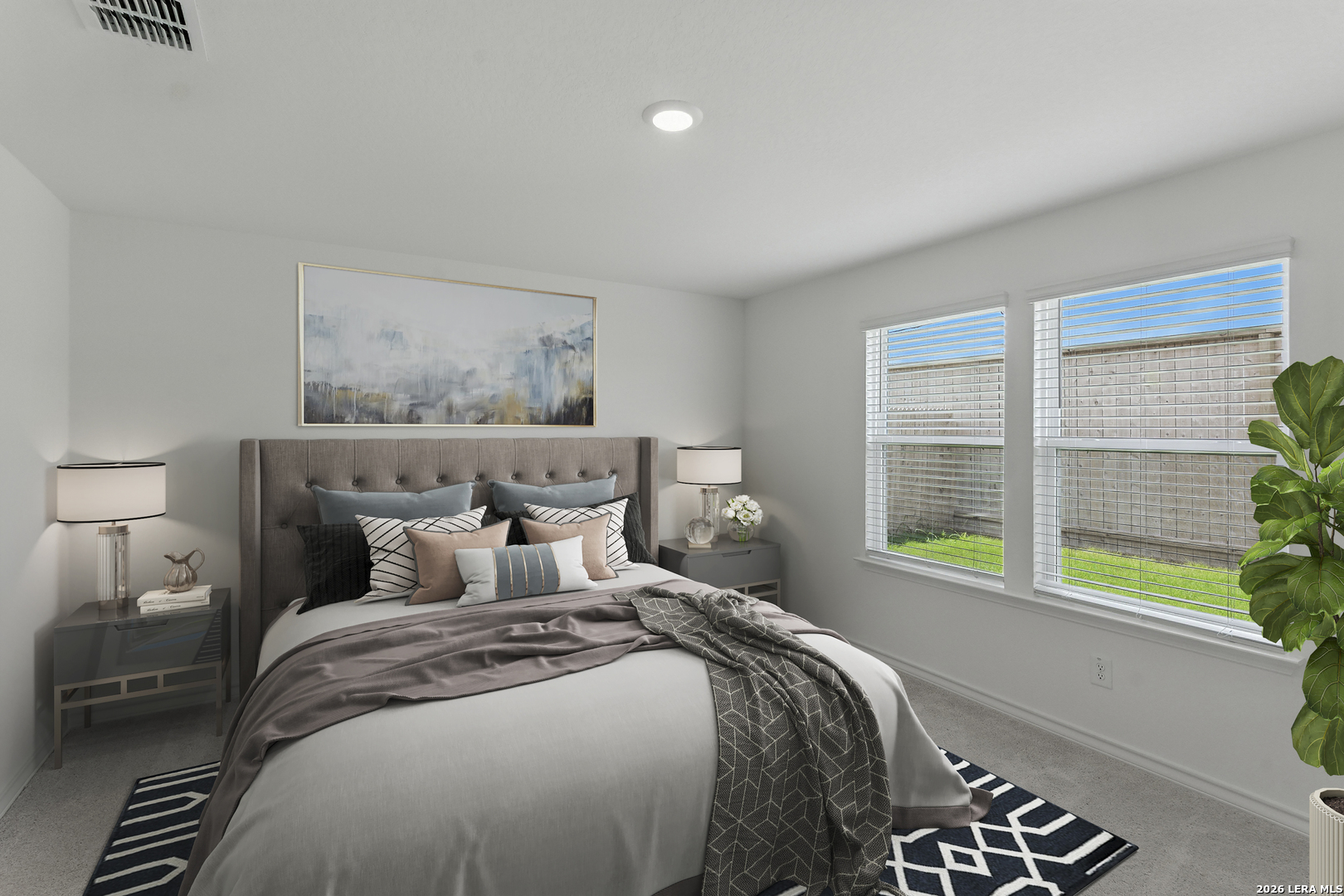 433 Raven Row Marion, TX 78124 - Photo 7 of 7 a bedroom with a large bed and a large window