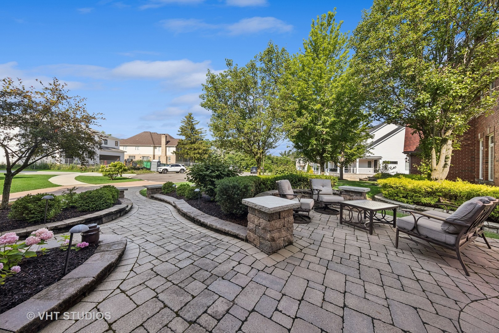 1227 Arnold Court Downers Grove, IL 60516 - Photo 59 of 72 a backyard of a house with yard and outdoor seating