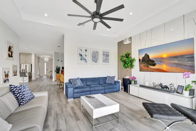 a outdoor space with patio the couches and pool table