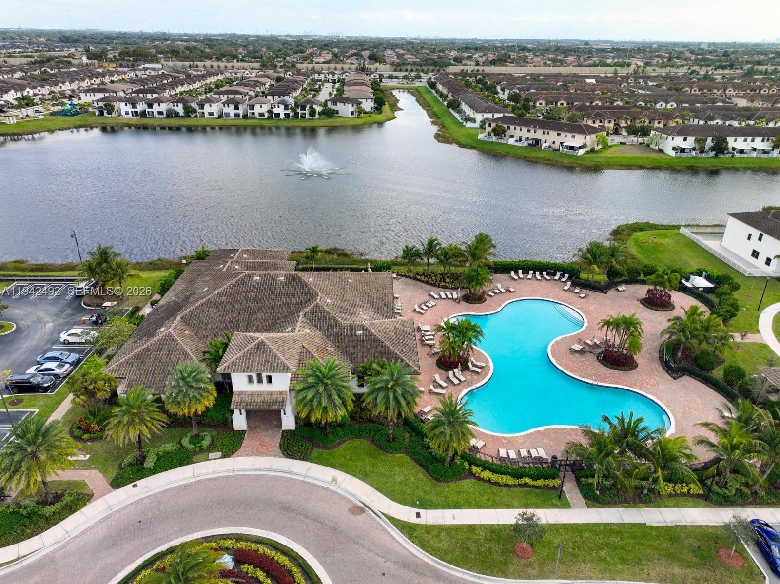 3304 West 92nd Place Hialeah, FL 33018 - Photo 33 of 34 an aerial view of lake residential house with outdoor space