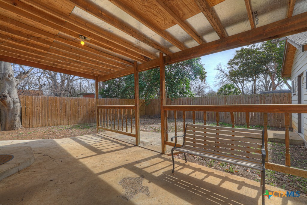 313 Armstrong Street San Marcos, TX 78666 - Photo 24 of 25 a view of outdoor space with wooden fence