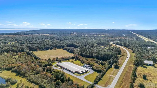 a view of a lake with a mountain