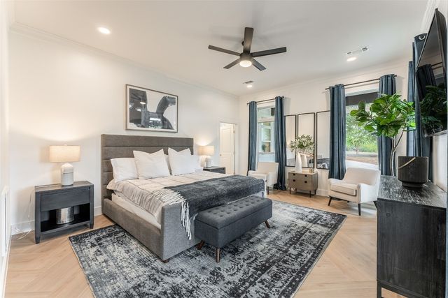 a bathroom with a double vanity sink mirror and shower