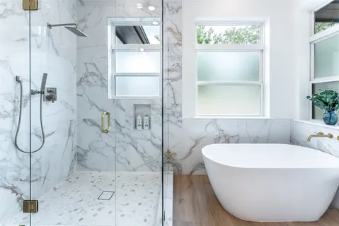 a bed room with a bed and a couch