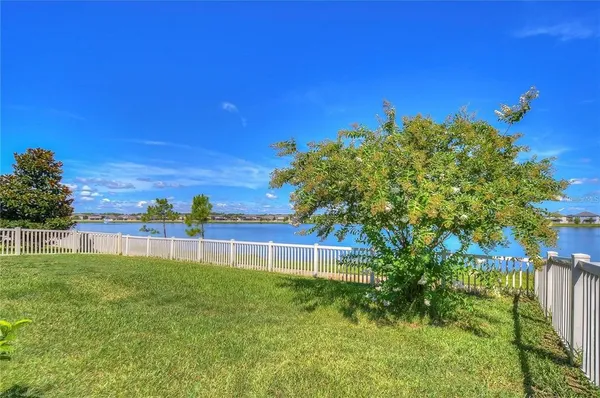 a view of an outdoor space and a yard