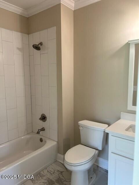 177 Camden Trace Macon, GA 31210 - Photo 12 of 19 a white toilet sitting next to a bath tub