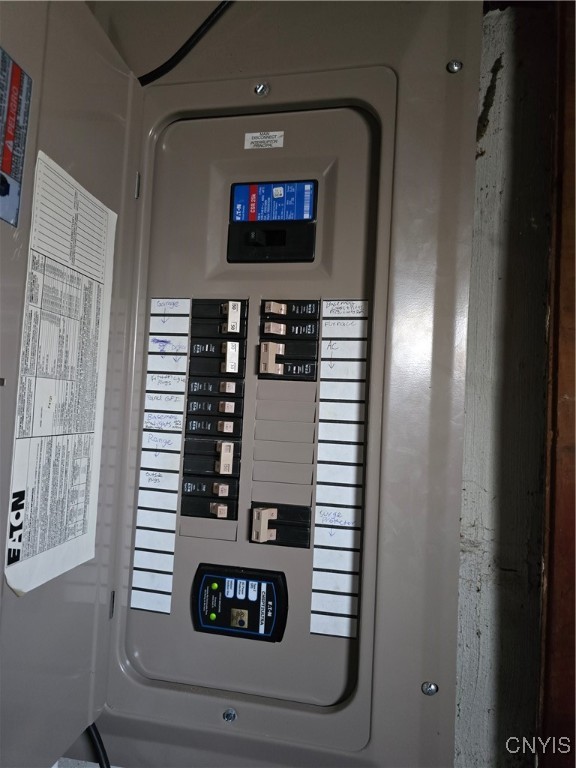 320 Boston Street Syracuse, NY 13206 - Photo 17 of 20 Electrical box with circuit breakers and additiona