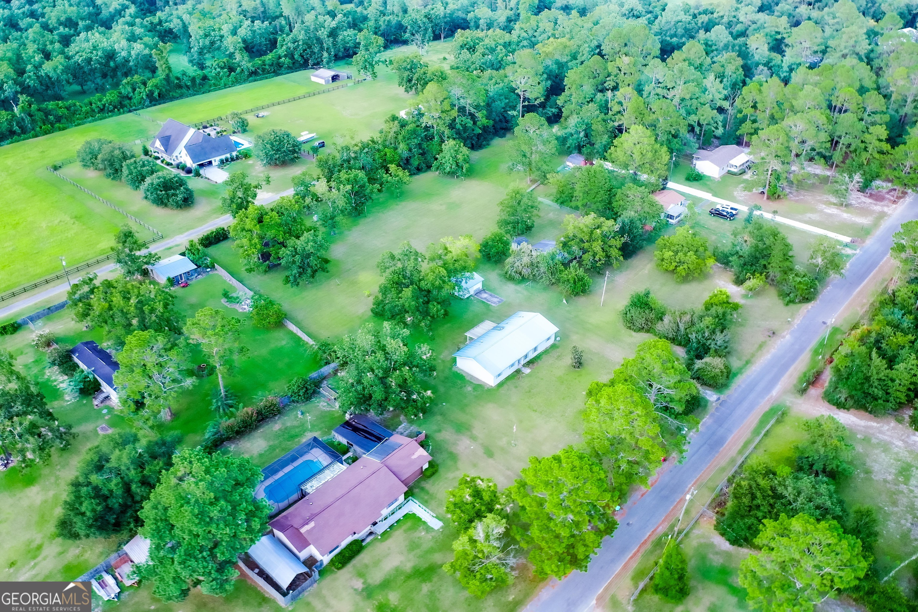 2142 Ben Couch Road Blackshear, GA 31516 - Photo 3 of 43 an aerial view of a yard