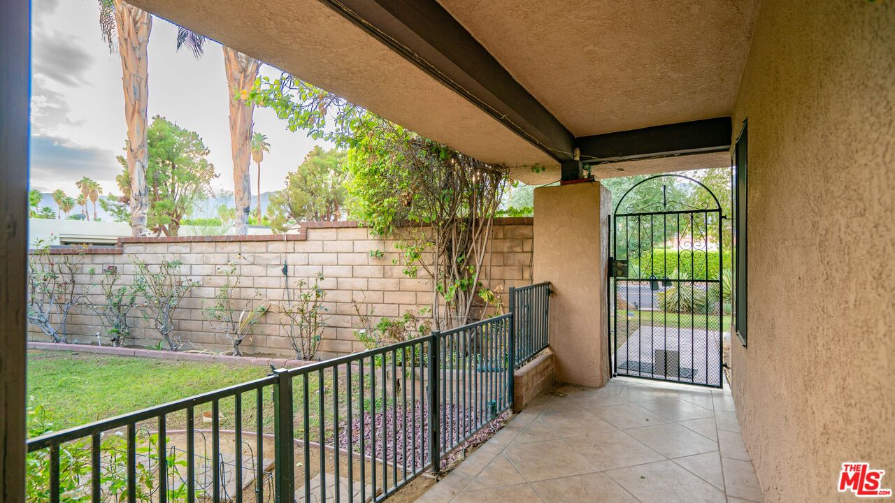 1592 South Compadre Road Palm Springs, CA 92264 - Photo 50 of 53 a view of a porch