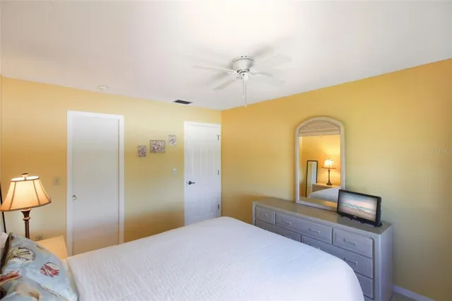 an aerial view of a house with swimming pool