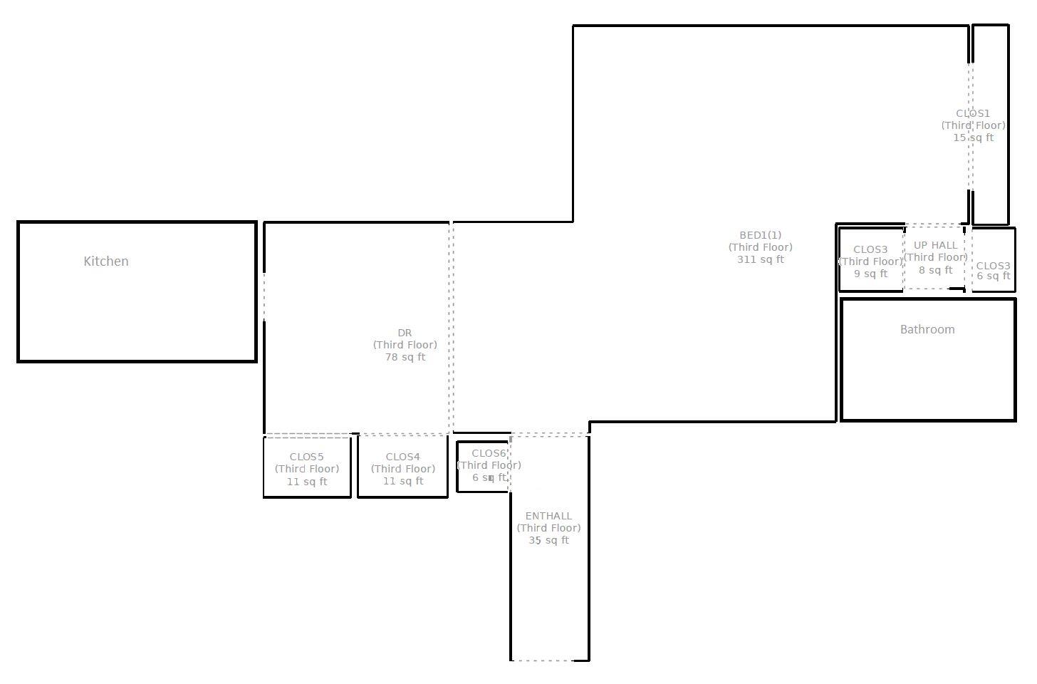 142-05 Roosevelt Avenue, Unit 301 Queens, NY 11354 - Photo 11 of 11 a picture of a room with a white wall and a picture of the floor