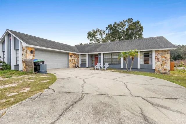 front view of a house with a street