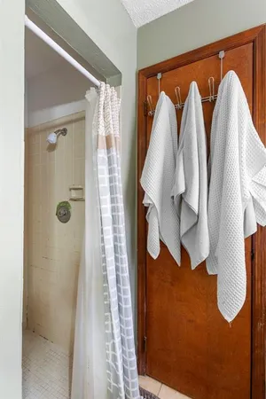 a close view of walk in closet