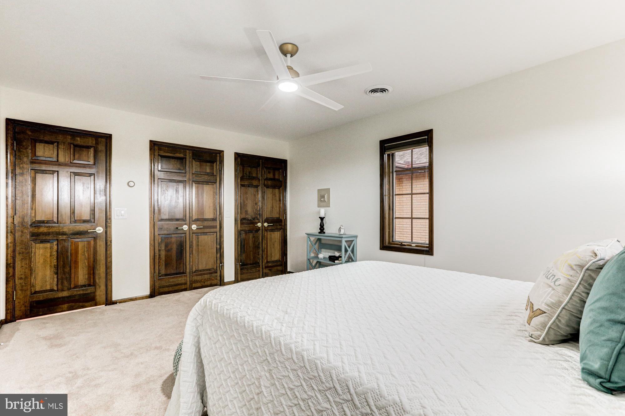 550 Green Giant Road Townsend, DE 19734 - Photo 97 of 145 a bedroom with a large bed and a chandelier