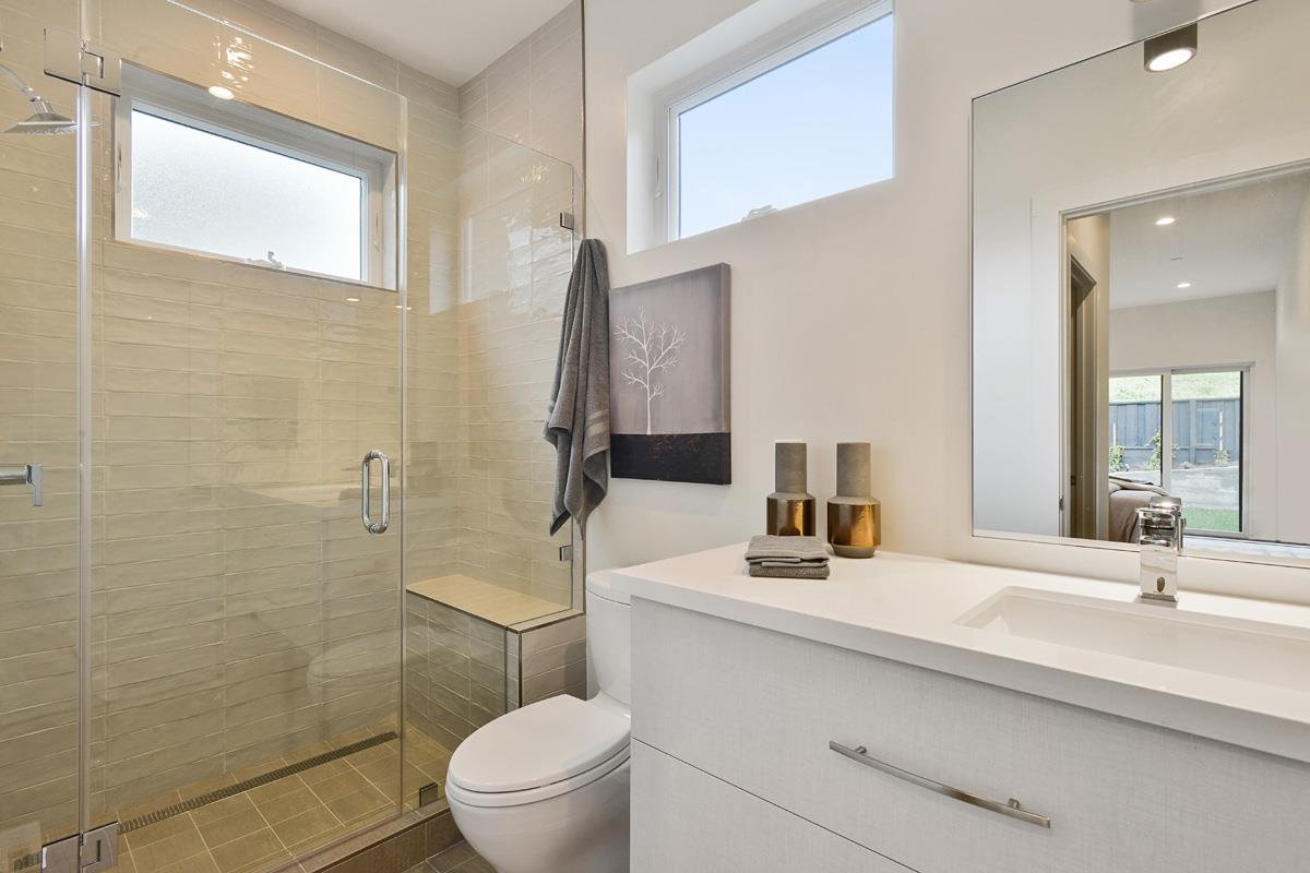 300 Helen Drive Millbrae, CA 94030 - Photo 13 of 16 a bathroom with a sink a toilet and shower