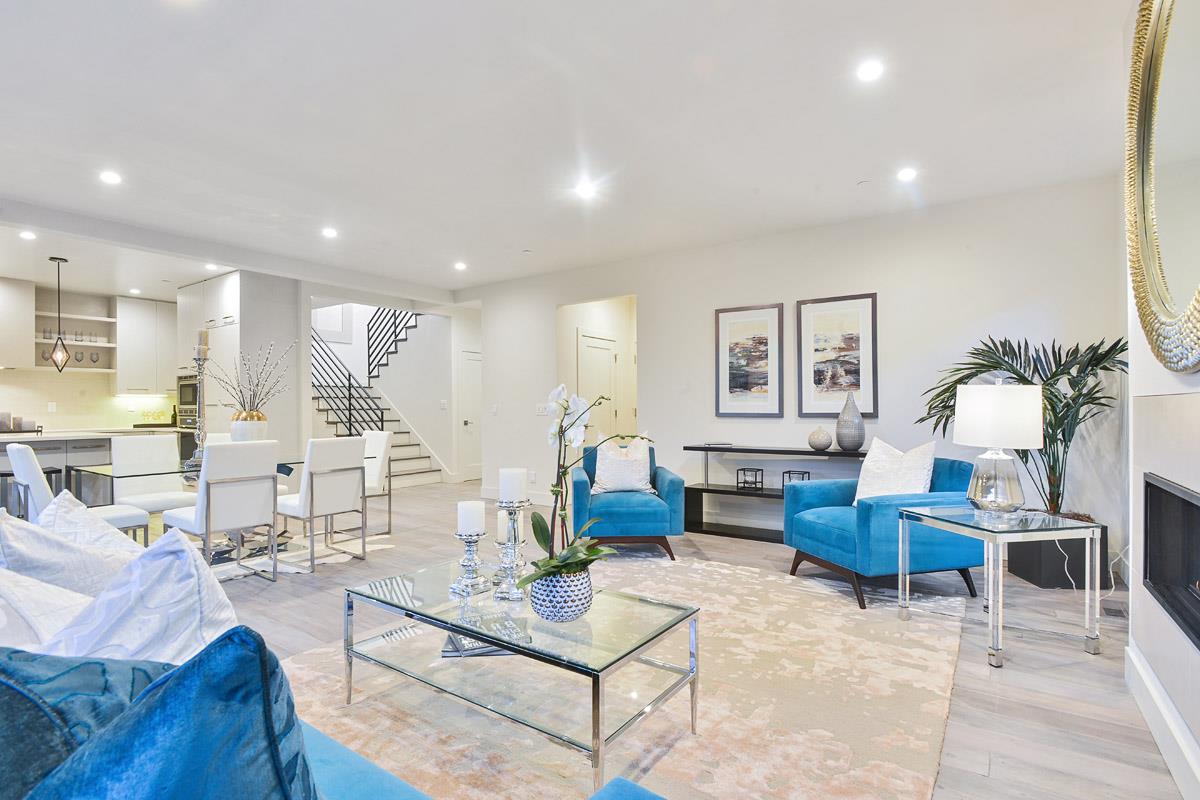 300 Helen Drive Millbrae, CA 94030 - Photo 4 of 16 a living room with furniture and wooden floor