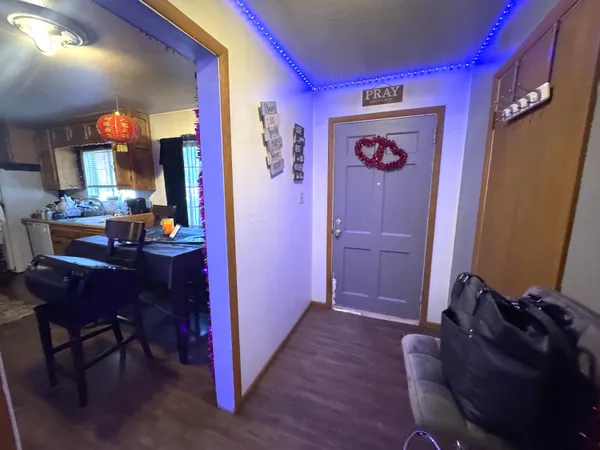 a kitchen with lots of counter top space