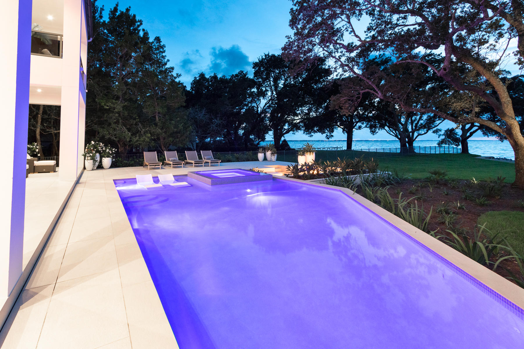 337 Driftwood Point Road Santa Rosa Beach, FL 32459 - Photo 13 of 82 a view of a swimming pool with a yard and trees