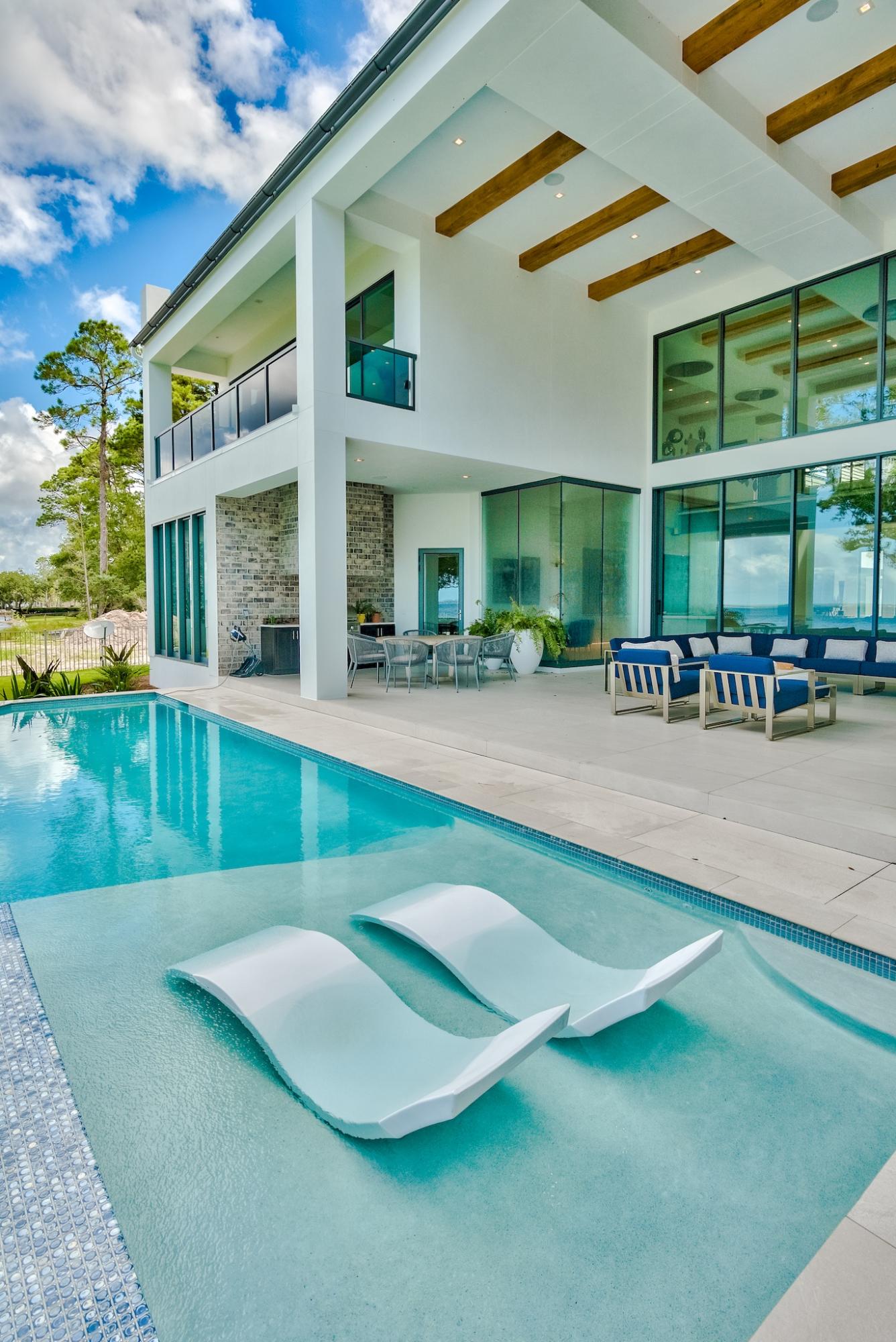 337 Driftwood Point Road Santa Rosa Beach, FL 32459 - Photo 46 of 82 swimming pool view with a outdoor seating