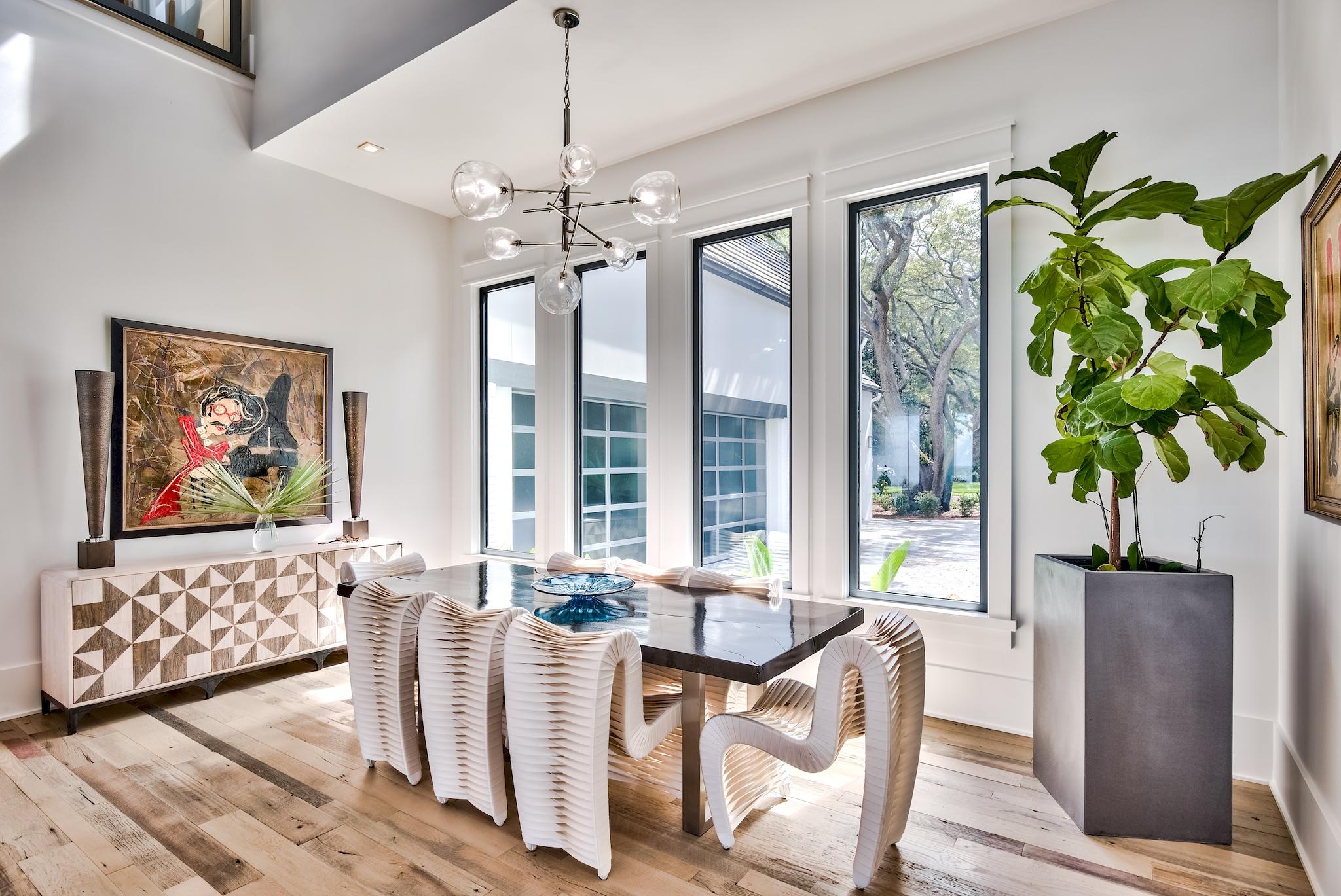 337 Driftwood Point Road Santa Rosa Beach, FL 32459 - Photo 53 of 82 a living room with furniture a window and a potted plant