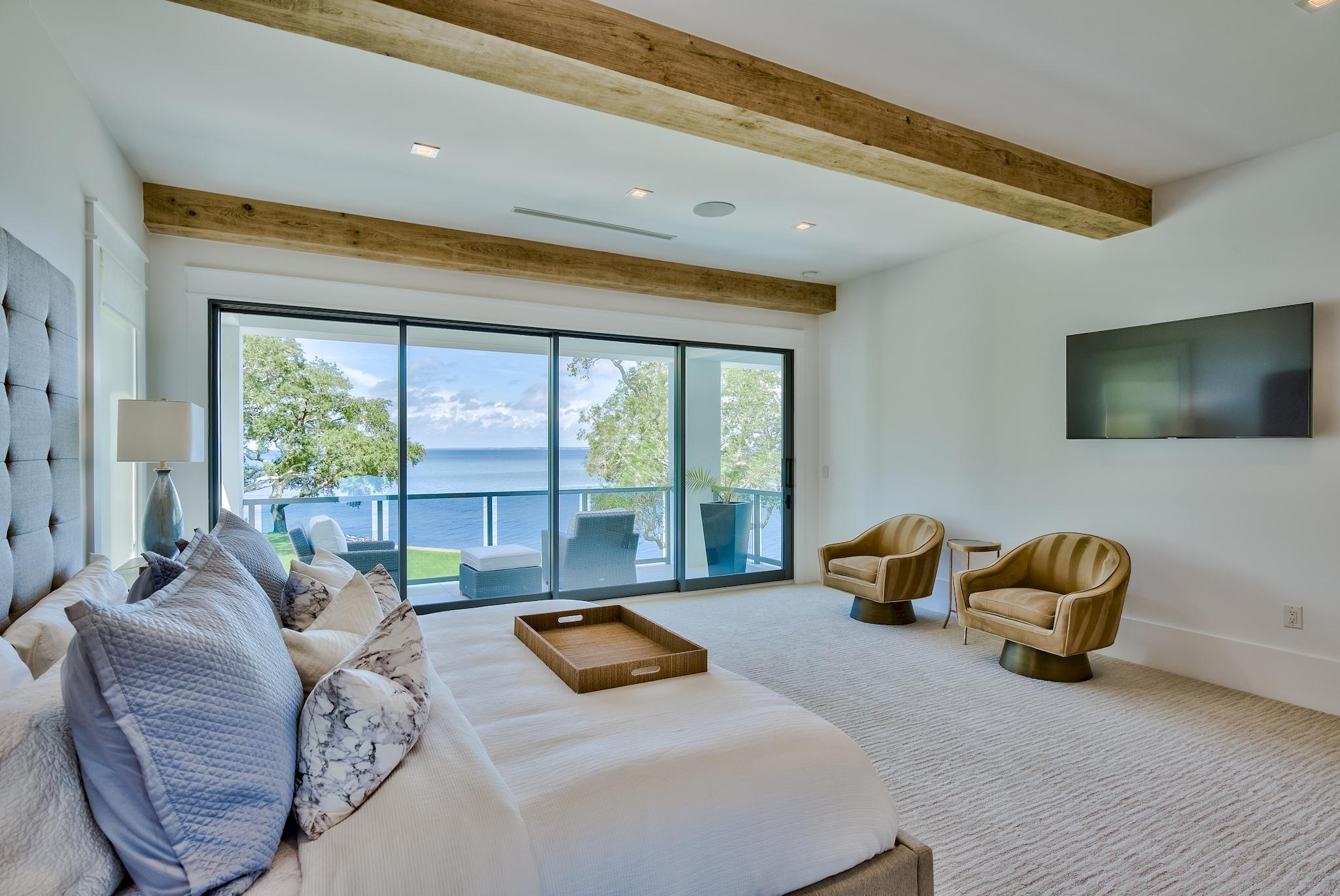 337 Driftwood Point Road Santa Rosa Beach, FL 32459 - Photo 78 of 82 a living room with furniture and a flat screen tv