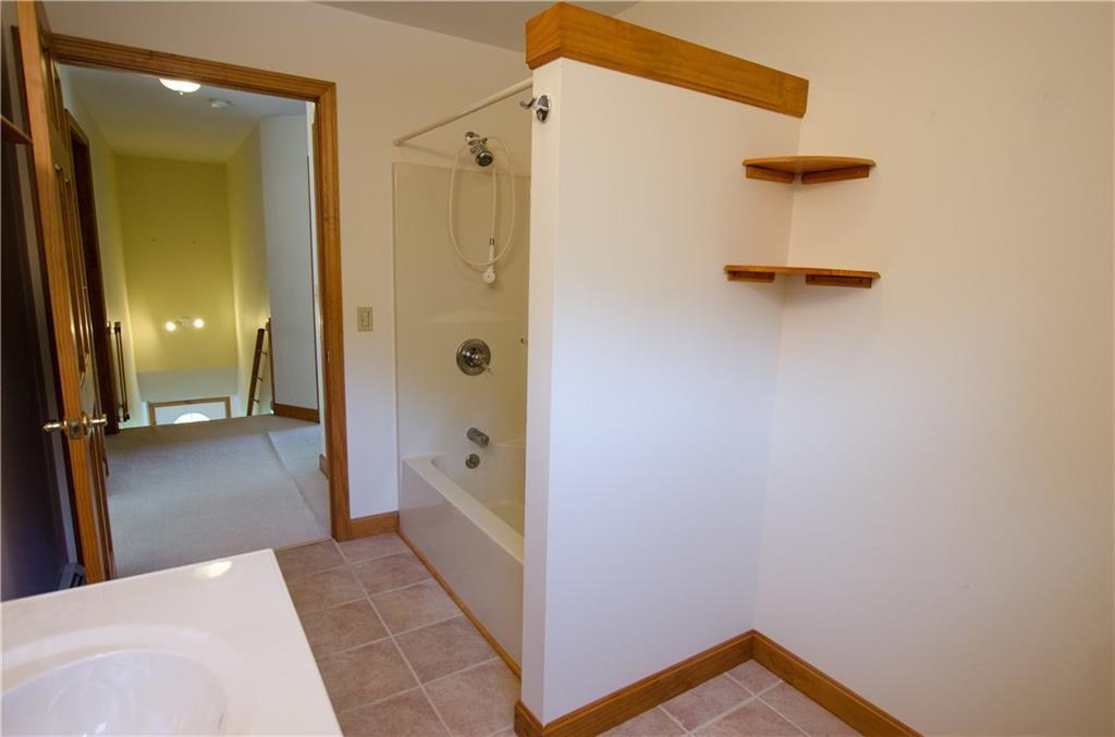432 Bald Mountain Road Dedham, ME 04429 - Photo 27 of 35 Upstairs hall bath with tub/shower combo