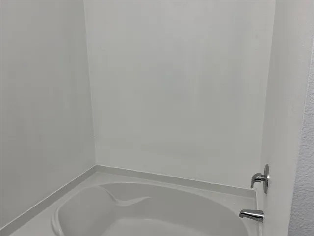 a close up of a bathtub