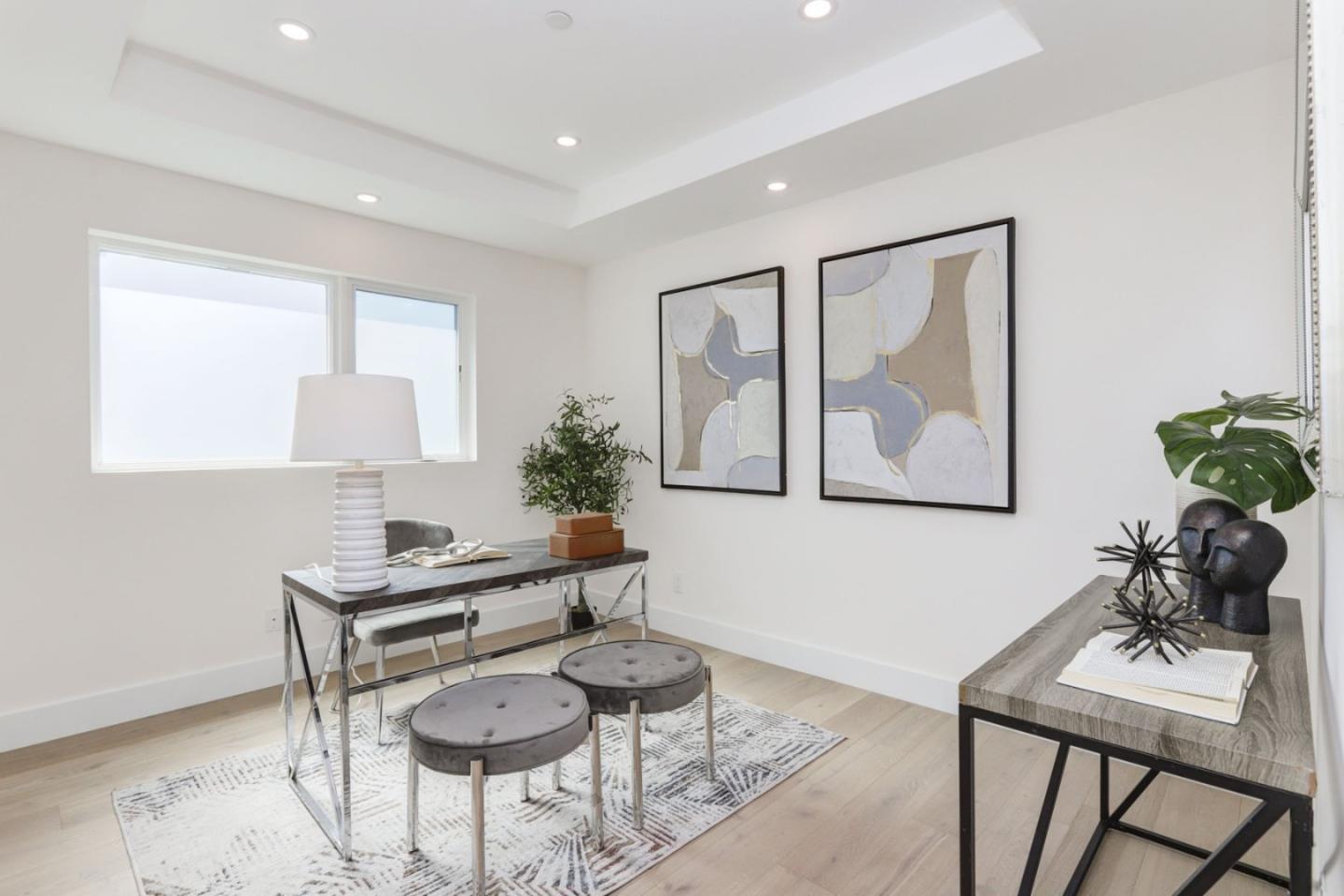 3107 Greer Road Palo Alto, CA 94303 - Photo 14 of 20 a living room with furniture and a potted plant
