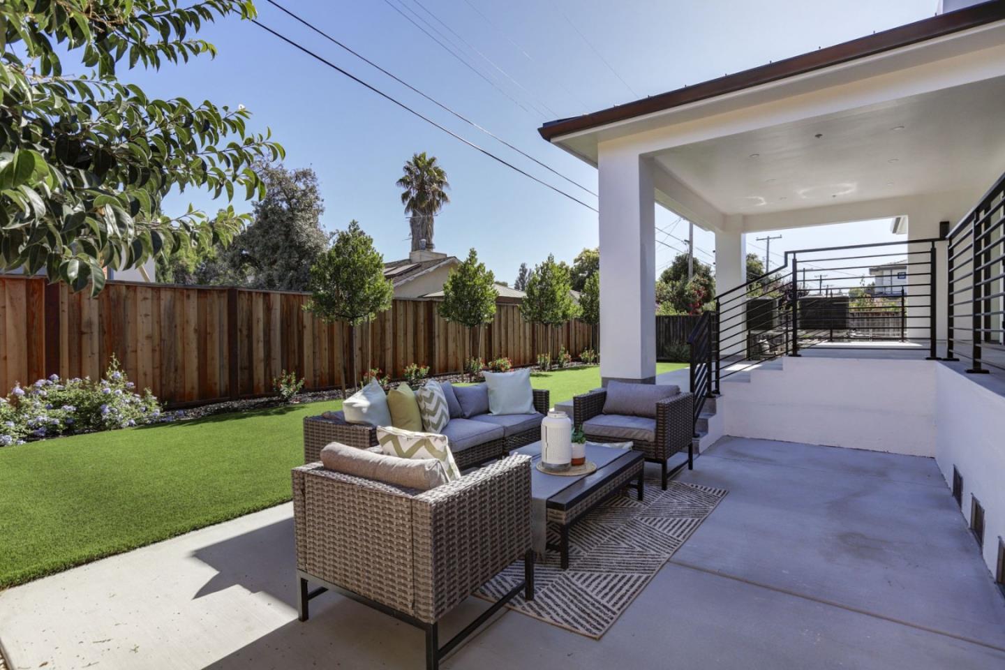 3107 Greer Road Palo Alto, CA 94303 - Photo 20 of 20 a outdoor living space with furniture and garden view
