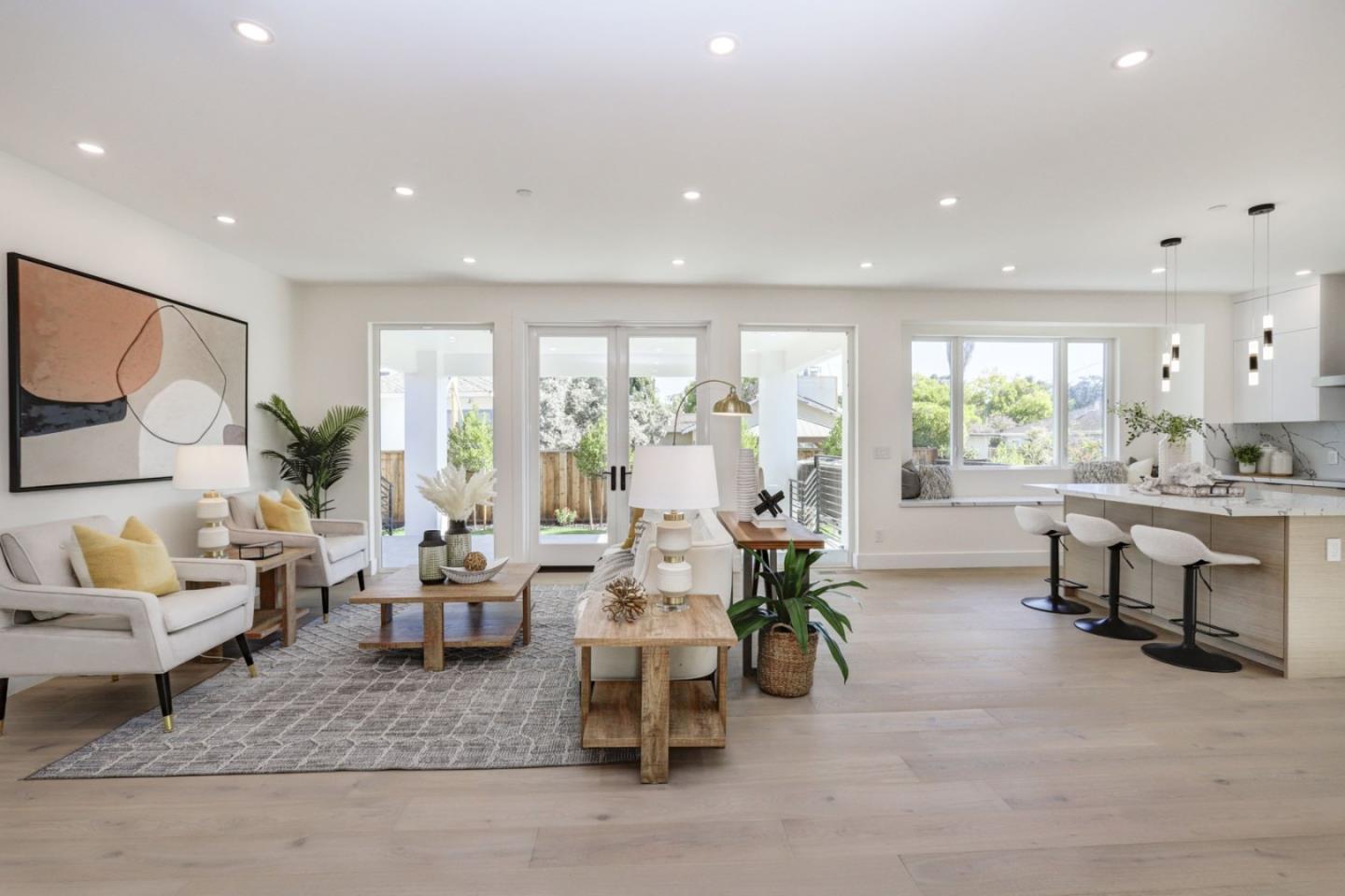3107 Greer Road Palo Alto, CA 94303 - Photo 3 of 20 a living room with furniture and a large window