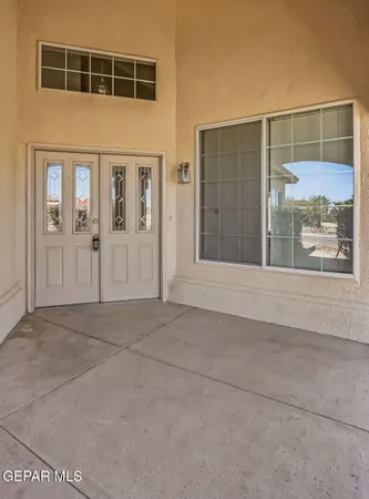 a view of front door