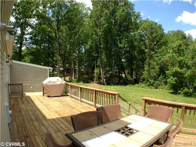 6144 Orchard Road New Kent, VA 23124 - Photo 15 of 22 Patio/Deck - Rear Deck View 2