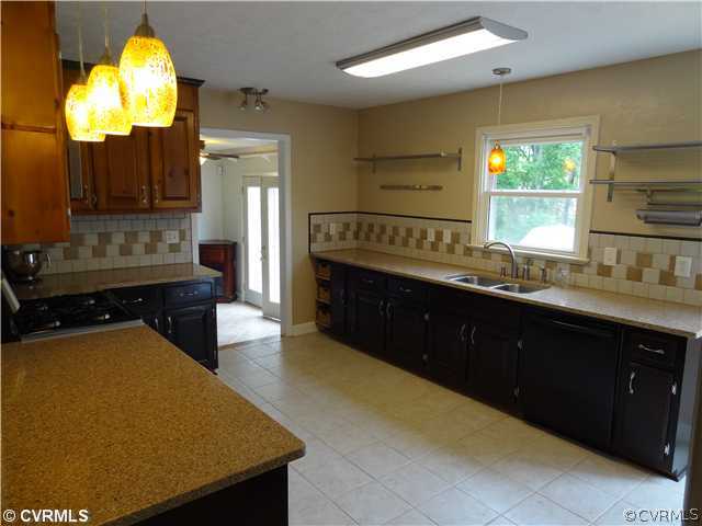 6144 Orchard Road New Kent, VA 23124 - Photo 3 of 22 Kitchen - Updated kitchen with porcelain tile, qua