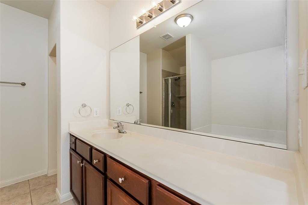 113 Rebel Road Venus, TX 76084 - Photo 10 of 17 a bathroom with a sink and a mirror