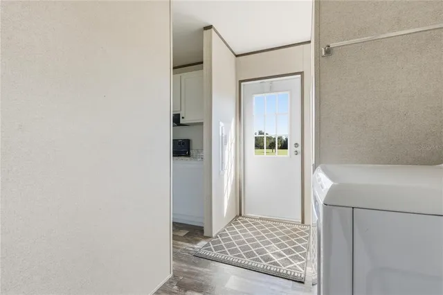 a view of wooden floor