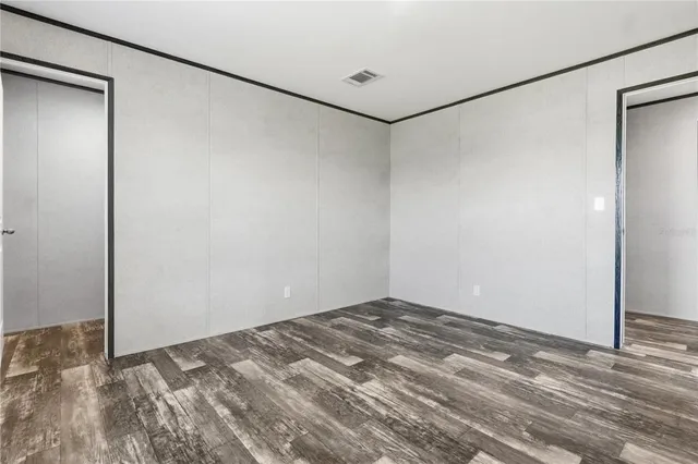 a view of a room with an empty space