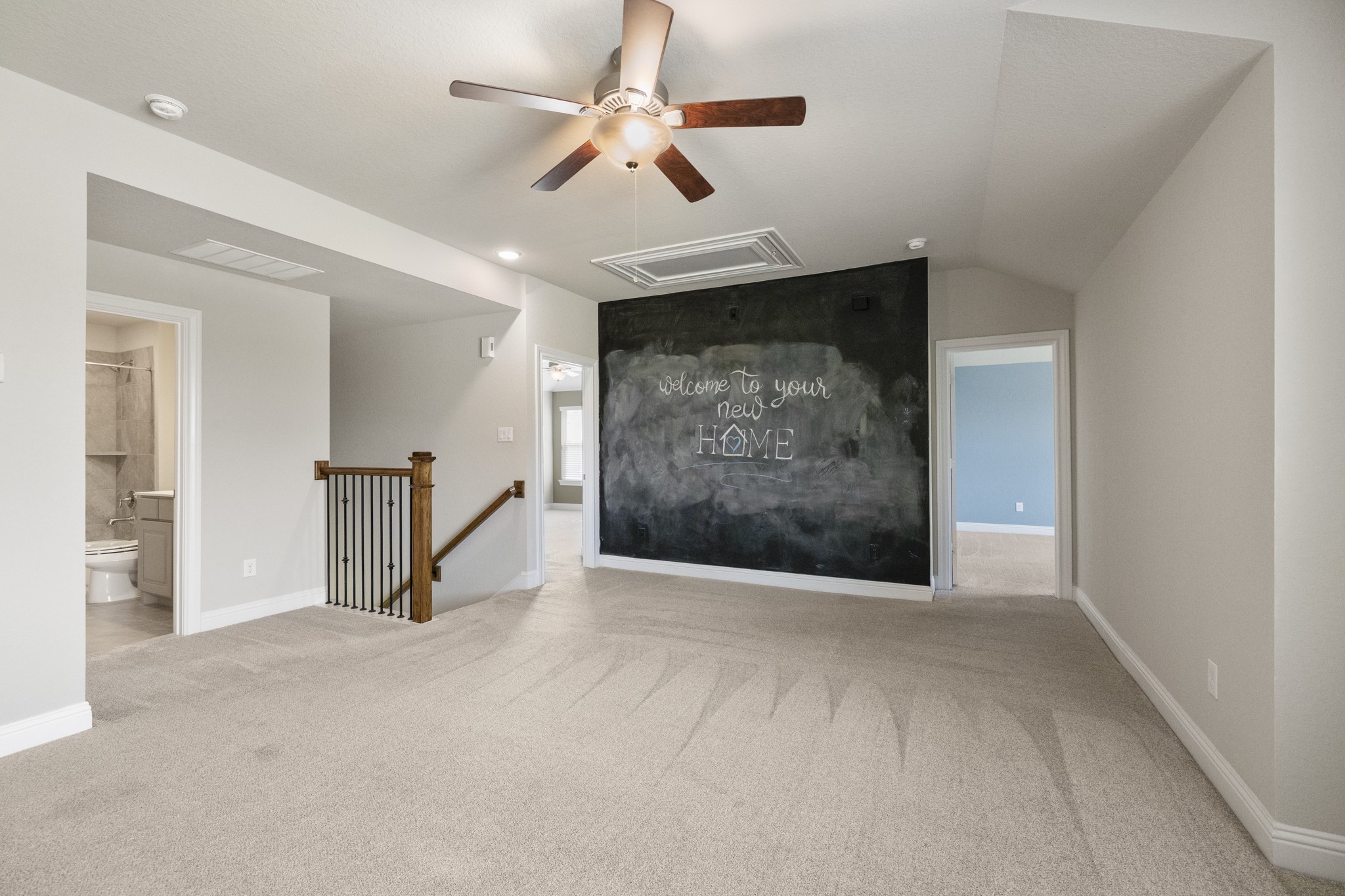 7502 Windsor Park Court Spring, TX 77379 - Photo 24 of 50 en empty room with ceiling fan and window