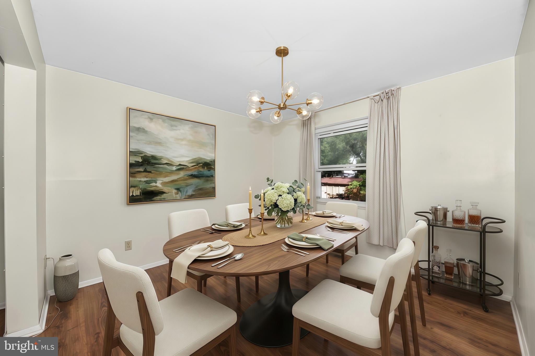 4920 Old Court Road Randallstown, MD 21133 - Photo 17 of 59 Dining Room - Virtually Staged