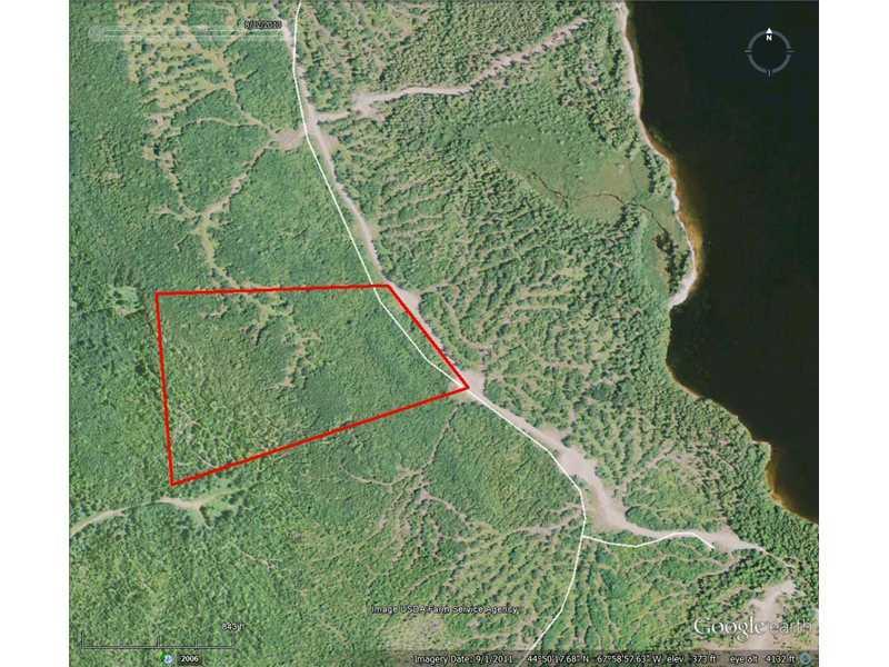 Lot # West Pleasant River Lake Road Beddington, ME 04622 - Photo 1 of 4 Aerial View.