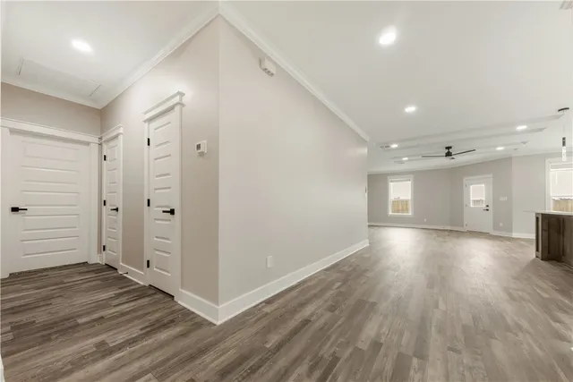 wooden floor in an empty room with wooden floor