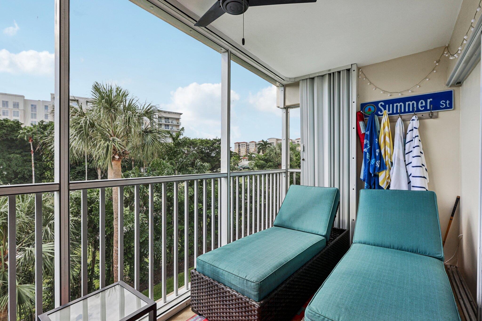 200 East Royal Palm Road, Unit 3030 Boca Raton, FL 33432 - Photo 29 of 30 a balcony with furniture and a potted plant