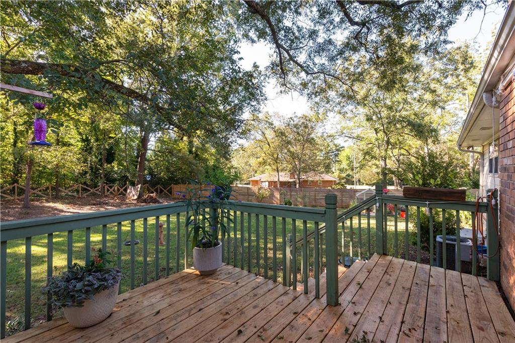 2598 Mountain View Road Snellville, GA 30078 - Photo 31 of 33 a view of a balcony with wooden floor