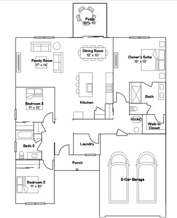 $399,890 | 7610 Blueblossom Lane, Joliet, IL 60431