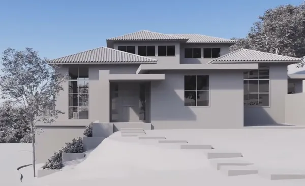 a view of a chairs and table in the balcony