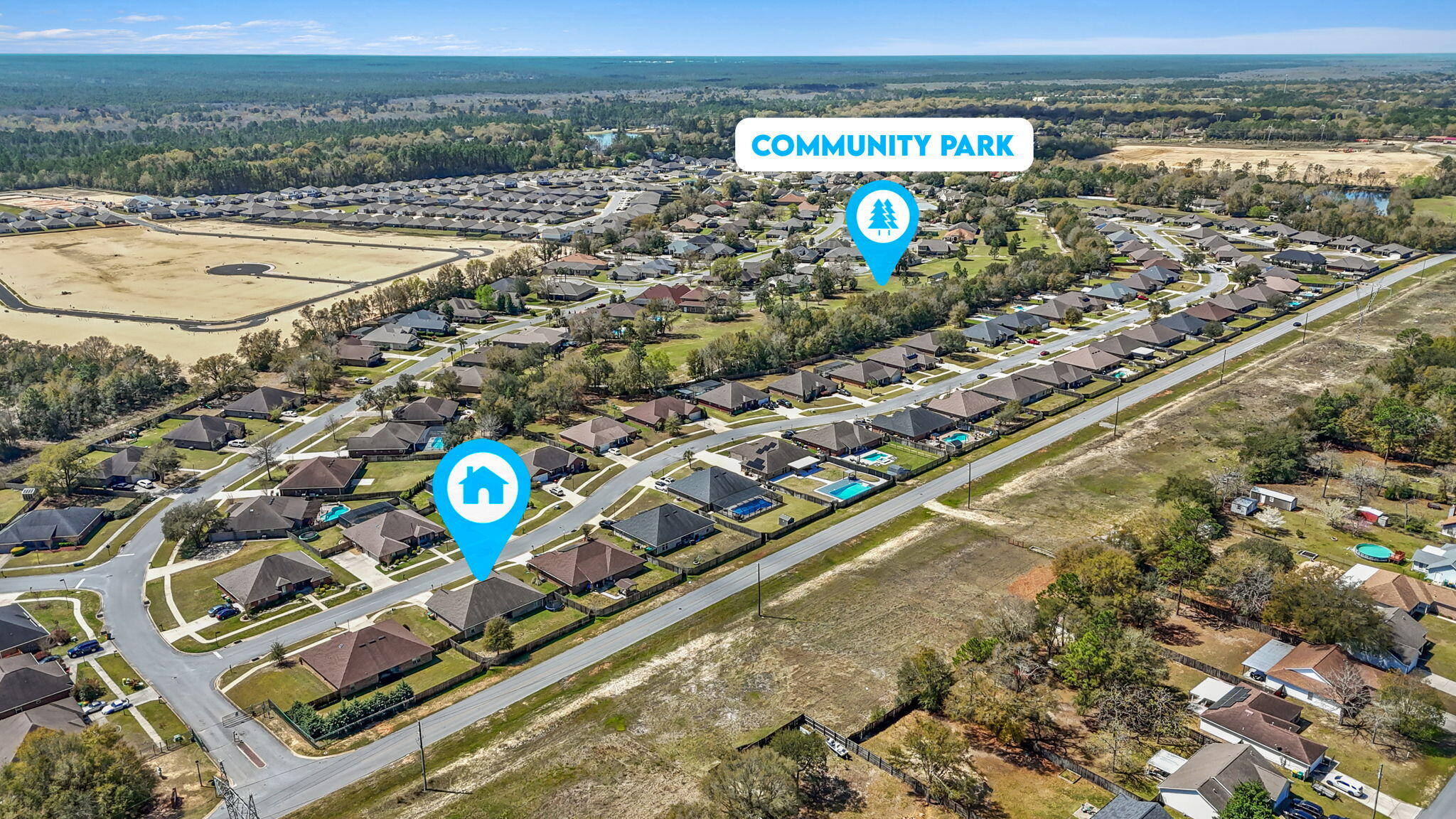 4746 Chanson Crossing Crestview, FL 32539 - Photo 18 of 21 a view of a city