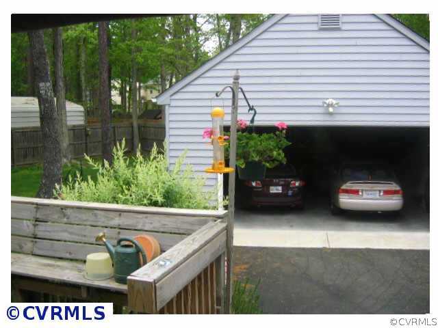 10303 Delray Road Glen Allen, VA 23060 - Photo 3 of 10 Other - Backyard View of Garage & Deck