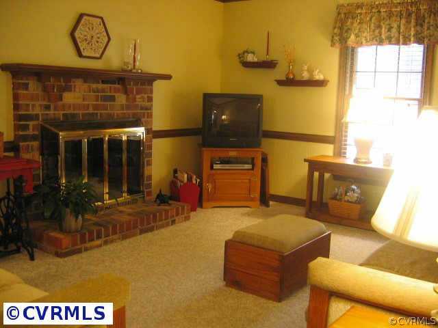 10303 Delray Road Glen Allen, VA 23060 - Photo 6 of 10 Other - Family Room w/ Natural Gas Logs in Masonry